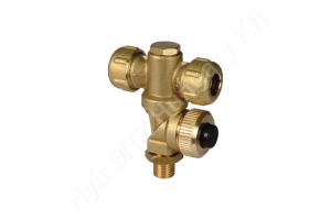 Permetező fúvókatartó dupla 1/4″ külső menetes sárgaréz Arag Permetező fúvókatartó dupla 1/4″ külső menetes sárgaréz Arag