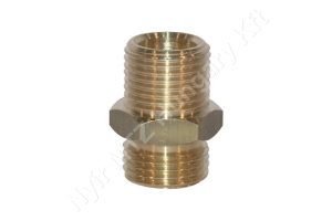 Permetező tömlőcsonk k-k menet 1/2″ sárgaréz Arag