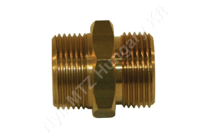 Permetező tömlőcsonk k-k menet 3/4″ sárgaréz Arag