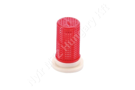 Permetező fúvókaszűrő golyósszelepes D=14,8 mm L=21,5 mm piros 25 mesh 0,5 bar Lechler_119254 Permetező fúvókaszűrő golyósszelepes D=14,8 mm L=21,5 mm piros 25 mesh 0,5 bar Lechler_119254