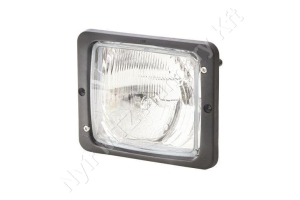 Fényszóró halogén H4 téglalap 12/24V 173x99x144 mm Hella