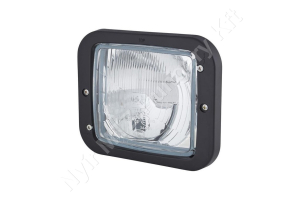 Fényszóró halogén H4 téglalap 12V 173x99x144 mm Hella