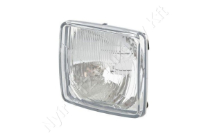 Fényszóró betét halogén H4 kocka 12/24V 163×120 mm bal Hella