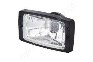 Fényszóró betét halogén H4 téglalap 12V 182x92x102 mm Hella