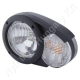 Fényszóró halogén H4 kör 12V 279x117x185 mm bal Hella Fényszóró halogén H4 kör 12V 279x117x185 mm bal Hella