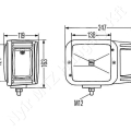 Fényszóró halogén H4 téglalap 12/24V 247x119x163 mm bal Hella_117271 Fényszóró halogén H4 téglalap 12/24V 247x119x163 mm bal Hella_117271