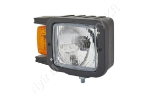 Fényszóró halogén H4 téglalap 12/24V 247x119x163 mm jobb Hella