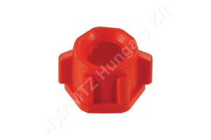 Permetező fúvókasapka piros SW13 3/8″ belső menetes Arag