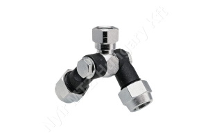 Permetező fúvókatartó 1/4″ belső menetes 3/8″ külső menetes dupla bayonet Braglia