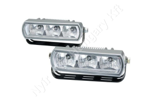 Nappali menetfény LED téglalap 5/11W 9-33V 169,3×52,3×63,8 mm Hella