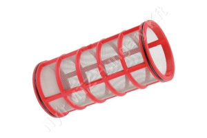 Permetező szűrőbetét L=167 mm D=79,5 mm 32 mesh piros Arag Permetező szűrőbetét L=167 mm D=79,5 mm 32 mesh piros Arag