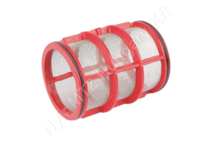 Permetező szűrőbetét L=109 mm D=79 mm 32 mesh piros Arag
