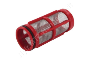Permetező szűrőbetét L=89 mm D=38 mm 32 mesh piros Arag