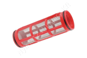 Permetező szűrőbetét L=122 mm D=38 mm 32 mesh piros Arag