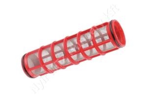 Permetező szűrőbetét L=210 mm D=55 mm 32 mesh piros Arag