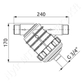 Permetező nyomószűrő döntött 170x240 mm 80 mesh 150 l/min 1-1/4" Arag_124326 Permetező nyomószűrő döntött 170x240 mm 80 mesh 150 l/min 1-1/4" Arag_124326