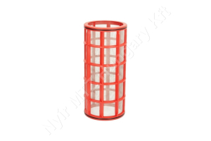 Permetező szűrőbetét L=320 mm D=145 mm 32 mesh piros Arag