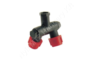 Permetező fúvókatartó 1/4″ belső menetes 3/8″ külső menetes dupla bayonet Arag Permetező fúvókatartó 1/4″ belső menetes 3/8″ külső menetes dupla bayonet Arag