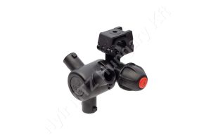 Permetező fúvókatartó tripla 1/2″ tömlőre 7 mm Arag