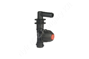 Permetező fúvókatartó csepegésgátlós 3/8″ tömlőre Arag