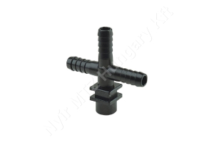 Permetező fúvókatartó tripla 3/8″ tömlőre 1/4″ belső menetes Arag