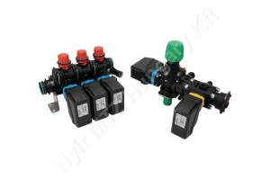 Permetező szakaszoló elektromos 3-as 12V 20 bar 140 l/min Arag