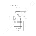 Permetező szívószűrő 281x168 mm 50 mesh 220 l/min 2" Geoline_124404 Permetező szívószűrő 281x168 mm 50 mesh 220 l/min 2" Geoline_124404