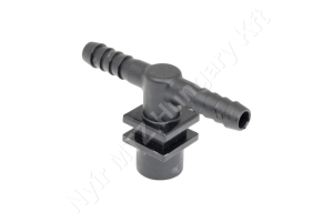 Permetező fúvókatartó dupla 3/8″ tömlőre 1/4″ belső menetes Geoline Permetező fúvókatartó dupla 3/8″ tömlőre 1/4″ belső menetes Geoline