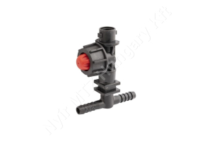 Permetező fúvókatartó csepegésgátlós dupla 3/8″ tömlőre Geoline Permetező fúvókatartó csepegésgátlós dupla 3/8″ tömlőre Geoline