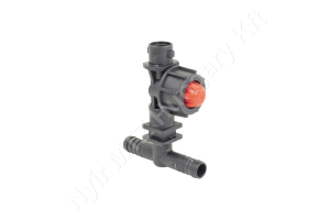 Permetező fúvókatartó csepegésgátlós dupla 1/2″ tömlőre Geoline Permetező fúvókatartó csepegésgátlós dupla 1/2″ tömlőre Geoline