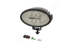 Munkalámpa LED ovális 16W 9-32V 1600 lm 160x72x118 mm Nordic Lights