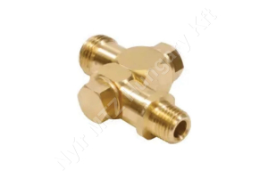 Permetező fúvókatartó 1/4″ külső menetes 1/4″ külső menetes bayonet sárgaréz TeeJet
