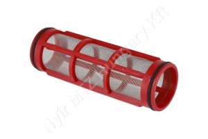 Permetező szűrőbetét L=122 mm D=38 mm 32 mesh piros Geoline