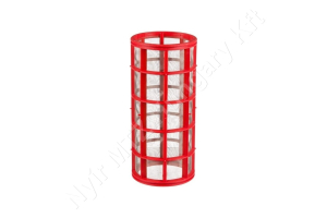Permetező szűrőbetét L=321 mm D=145,5 mm 32 mesh piros Geoline