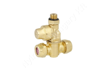 Permetező fúvókatartó dupla 1/4" külső menetes sárgaréz Arag_120020 Permetező fúvókatartó dupla 1/4" külső menetes sárgaréz Arag_120020