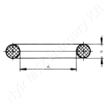 Permetező tömlőcsatlakozó gumigyűrű 12,37x2,62 mm EPDM Arag_120056
