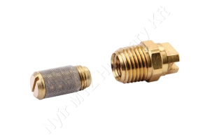 Permetező fúvóka lapos sugaras 0067 sárga 60° rozsdamentes acél 1/8″ menetes TeeJet VeeJet Permetező fúvóka lapos sugaras 0067 sárga 60° rozsdamentes acél 1/8″ menetes TeeJet VeeJet