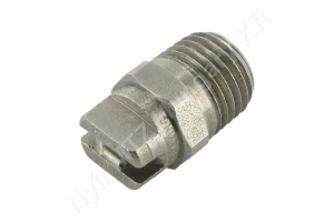 Permetező fúvóka lapos sugaras 05 ezüst 110° rozsdamentes acél 1/4″ menetes TeeJet VeeJet