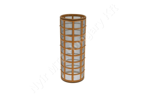 Permetező szűrőbetét L=286 mm D=108 mm 16 mesh barna Geoline