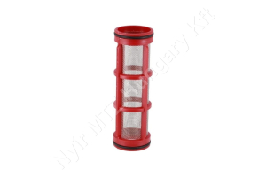 Permetező szűrőbetét L=122 mm D=38 mm 32 mesh piros Geoline