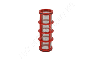 Permetező szűrőbetét L=150 mm D=50 mm 32 mesh piros Geoline
