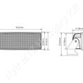 Munkalámpa LED téglalap 42W 10-30V 3800 lm 140,3x41,8x57,2 mm_116512