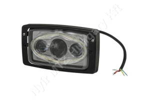 Fényszóró LED téglalap 24W/22W 12-24V 182,5×83,6×101,8 mm