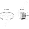 Munkalámpa LED ovális 30W 10-30V 4250 lm 171,5x80,5x81,5 mm_116566 Munkalámpa LED ovális 30W 10-30V 4250 lm 171,5x80,5x81,5 mm_116566
