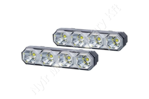 Nappali menetfény LED téglalap 6W 12-24V 120,5x32x31,7 mm