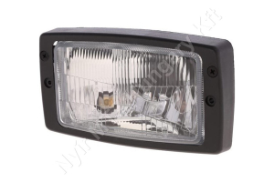 Fényszóró betét halogén H4 téglalap 12/24V 184x88x102 mm