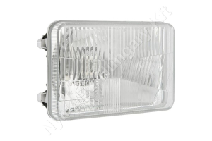 Fényszóró betét halogén H4 téglalap 12/24V 168x95x106 mm
