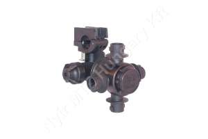 Permetező fúvókatartó négyszeres 1/2″ tömlőre 9,5 mm TeeJet Permetező fúvókatartó négyszeres 1/2″ tömlőre 9,5 mm TeeJet