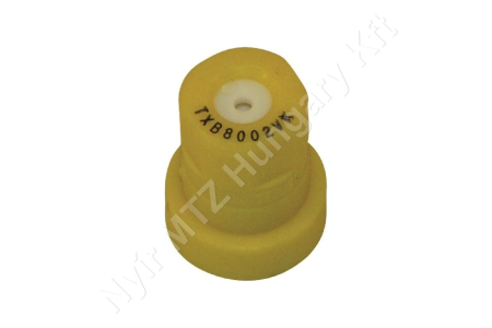 Permetező fúvóka üreges kúpos 02 sárga 80° kerámia R11.9 TeeJet TXB_121388