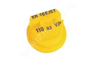 Permetező fúvóka lapos sugaras 02 sárga 110° műanyag SW8 TeeJet XR